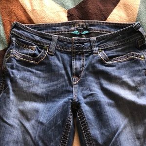 Ariat Turquoise jeans 29L